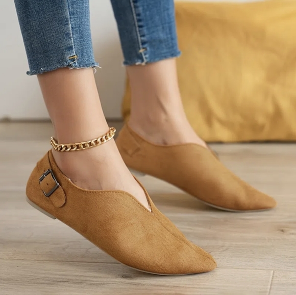 Women's Boho Soft Pointed Toe Flats - Picture 1 of 4